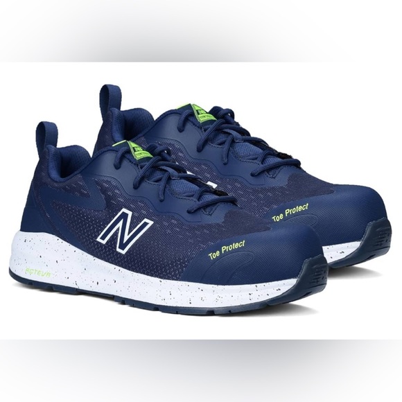 New Balance Other - New Balance Men's Composite Toe Logic Industrial Boot, Navy/Lime EH, 8 Mild Use